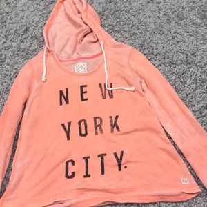 Neon pink billa bong hoodie